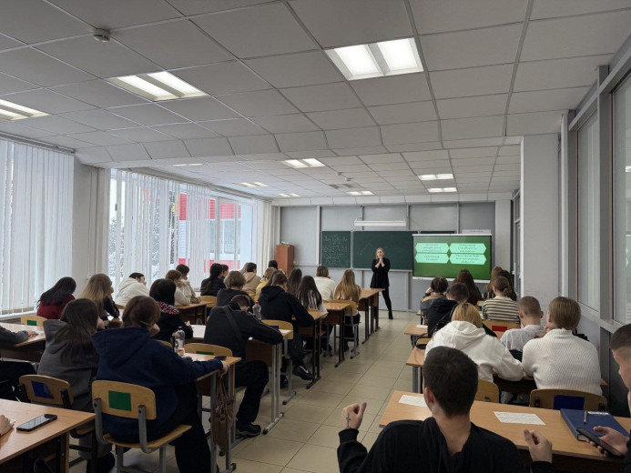 В колледже прошла очередная профилактическая беседа в рамках проекта «Уроки трезвости»