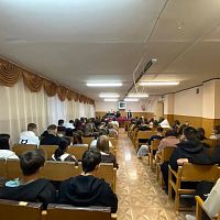  Cобрание с участием инспектора ПДН Лисициной З.В.