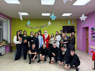 Новогоднее настроение царит в студенческих общежитиях колледжа