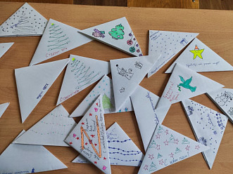 Письма-треугольники