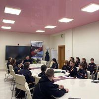 Профориентационная встреча с майором полиции Тарасовым Александром Михайловичем