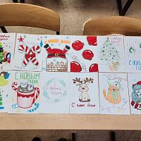 Республиканская акция «Новогодняя открытка солдату»