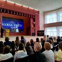 Важная профориентационная встреча с участием Андреева Дмитрия Николаевича, заместителя министра внутренних дел Чувашской Республики и Генералова Александра Николаевича, заместителя начальника отдела полиции 5 УМВД России по г.Чебоксары