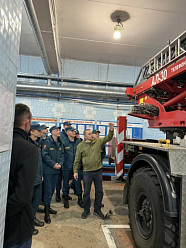 Будущие спасатели на боевом посту: студенты «Пожарной безопасности» в 4 ПСЧ 5 ПСО ФПС ГПС ГУ МЧС России по Чувашской Республике