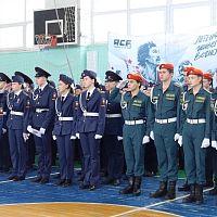 Прошёл традиционный смотр строя и песни