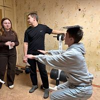 В 1-м общежитии прошла игра «Найди клад», посвященная Дню защитника Отечества