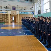 Церемония поднятия Флага Российской Федерации и исполнения Гимна России!