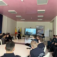 Встреча студентов специальностей «Защита в чрезвычайных ситуациях» и «Правоохранительная деятельность» с представителем Управления ФСБ РФ