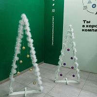 Новогоднее настроение царит в студенческих общежитиях колледжа