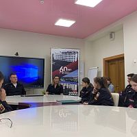 Встреча студентов, обучающихся по специальности «Правоохранительная деятельность», с заместителем начальника ОП № 1 УМВД России по г. Чебоксары 