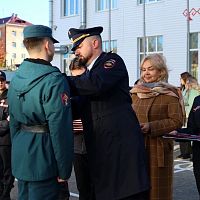 Торжественное построение и награждение курсантов ЧЭТК