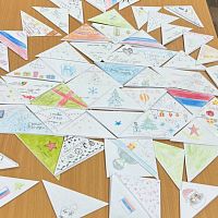   Акция «Треугольник надежды» - письма для участников СВО