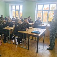 Встреча для студентов специальности «Правоохранительная деятельность» с сотрудниками Управления Федеральной службы войск национальной гвардии Российской Федерации по Чувашской Республике - Чувашии