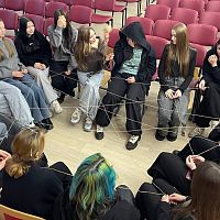  В ЧЭТК прошёл тренинг «Волшебный клубок» в рамках Недели психологии