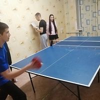 В общежитии №1 состоялось первенство по теннису