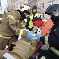 Лучшая команда МЧС России по проведению аварийно-спасательных работ при ликвидации последствий чрезвычайных ситуаций на автомобильном транспорте