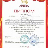 15 марта в Социально-информационном центре им. Л.А. Агакова прошла интеллектуальная игра «Что? Где? Когда?», объединившая любителей знаний и логики разных возрастов — школьников, студентов и взрослых