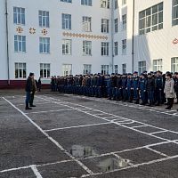  Патриотическая акция церемониального поднятия российского флага и исполнения гимна России