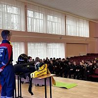 Встреча для студентов ЧЭТК с представителями Чувашского регионального отделения Всероссийского студенческого корпуса спасателей