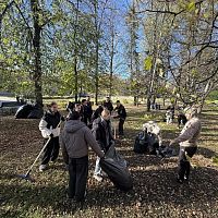 Экологический субботник в парке им. В. И. Чапаева