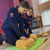 Встреча для студентов ЧЭТК с представителями Чувашского регионального отделения Всероссийского студенческого корпуса спасателей