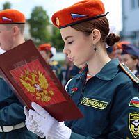 Посвящение в профессию: студенты колледжа дали клятву верности делу безопасности