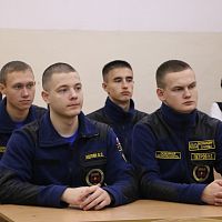 Встреча студентов колледжа с представителем Пограничного управления ФСБ России по Сахалинской области
