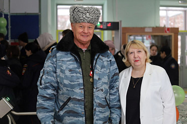 В честь Дня Защитника Отечества в колледже прошла традиционная утренняя акция