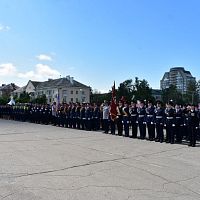 Чебоксарский экономико-технологический колледж принял участие в торжественном мероприятии по случаю 105-ней годовщины образования органов внутренних дел Чувашской Республики!