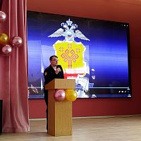 Важная профориентационная встреча с участием Андреева Дмитрия Николаевича, заместителя министра внутренних дел Чувашской Республики и Генералова Александра Николаевича, заместителя начальника отдела полиции 5 УМВД России по г.Чебоксары