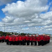 Студенты в первых рядах флешмоба к 80-летию Победы!