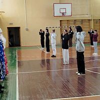 Новогодняя зарядка с Дедом Морозом и Снегурочкой!