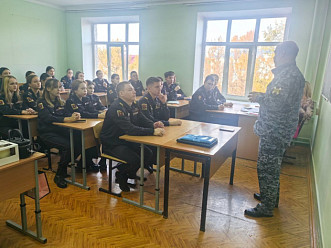 Встреча для студентов специальности «Правоохранительная деятельность» с сотрудниками Управления Федеральной службы войск национальной гвардии Российской Федерации по Чувашской Республике - Чувашии