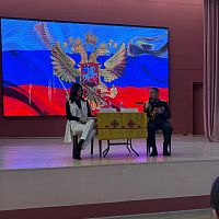 12 декабря в рамках празднования Дня Героя Отечества в чебоксарском экономико- технологическом колледже состоялась встреча с бойцом СВО, помощником главы Чувашии Олега Николаева, Русланом Равилевичем Валиулиным