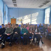 Встреча студентов ЧЭТК с начальником отдела экономической безопасности и противодействия коррупции УМВД России по г. Чебоксары с Афошиным Дмитрием Михайловичем