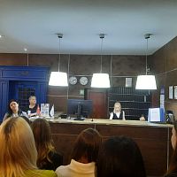 Экскурсия в Президент-отель «Дис» для студентов колледжа специальности Гостиничное дело