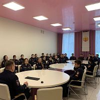 Встреча студентов, обучающихся по специальности «Правоохранительная деятельность», с заместителем начальника ОП № 1 УМВД России по г. Чебоксары 