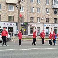 Наши студенты — волонтёры шествия «Бессмертный полк»! 
