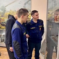 Посещение музея поискового отряда ЧГПУ им. И.Я. Яковлева «Память»