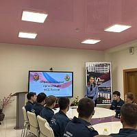 Встреча выпускников с сотрудником Отряда пограничного контроля ФСБ России в международном аэропорту Домодедово