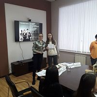 Студенты посетили национальную библиотеку