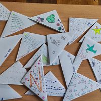 Письма-треугольники