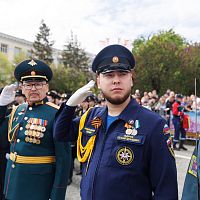 В Чебоксарах прошел юбилейный парад Победы