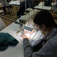 Завершение курсов «Швея 3-го разряда».