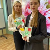 Творческая мастерская по изготовлению открыток в подарок мамам и бабушкам