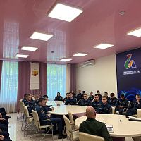 Встреча студентов с представителем Военной академии связи имени Маршала Советского Союза С.М. Буденного, Антоновым Н.В.