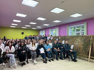 Встреча с сотрудником Отдела вневедомственной охраны по г. Чебоксары – филиал ФГКУ «УВО ВНГ России по Чувашской Республике - Чувашии»