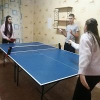В общежитии №1 состоялось первенство по теннису