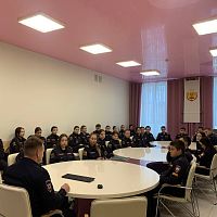 Встреча студентов, обучающихся по специальности «Правоохранительная деятельность», с заместителем начальника ОП № 1 УМВД России по г. Чебоксары 