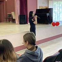 Профилактическая беседа о мошенничестве в сети Интернет и об ответственности